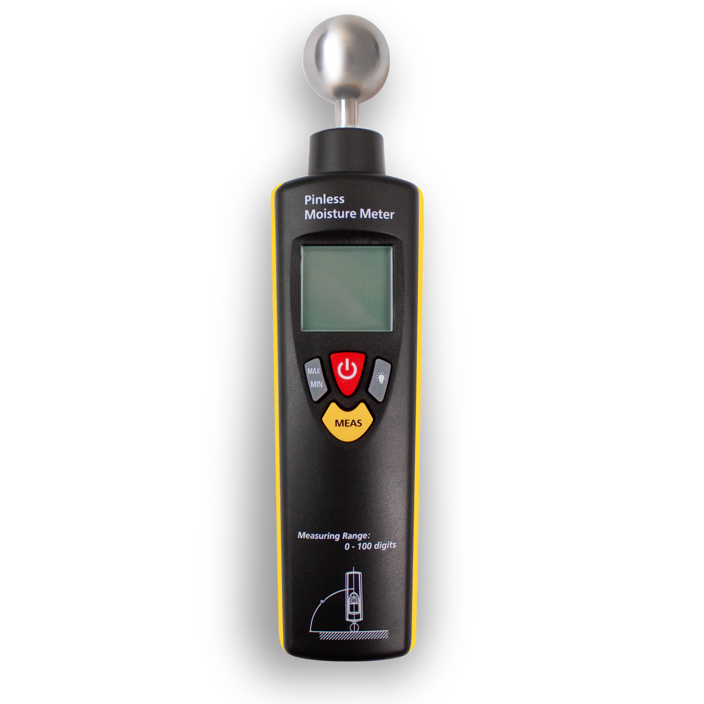 Wall moisture measuring device