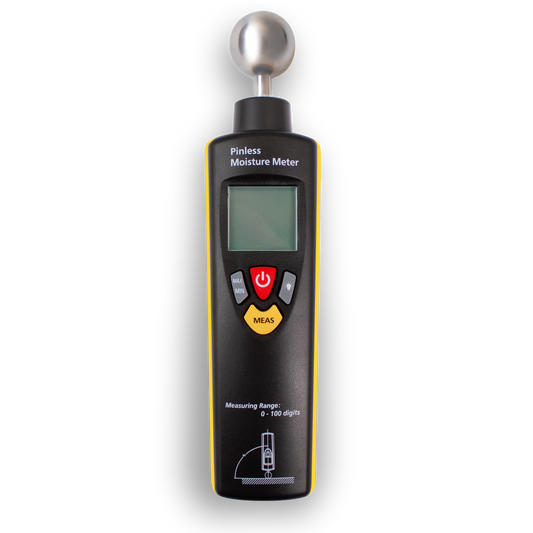 Wall moisture measuring device